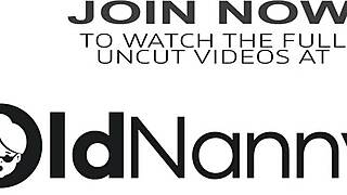 oldnanny's british milf licks shaved pussy rough—wanna taste?