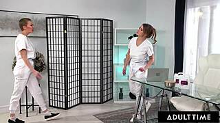 oiled octavia red gets her nuru massage interrupted by big dick craving deepthroat pussy riding and rough fucking