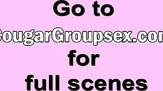 Hot milf big tits takes big cocks doggystyle group pounding hardcore hd