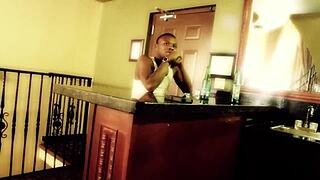 miami beach slut licks before interracial stick