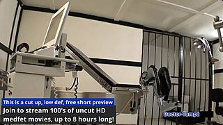 dr tampa locks petite alexa chang in handcuffs spreads pussy backstage