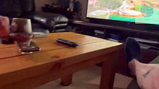 daddy's cheating? stepmom rides his huge cock to get even now.