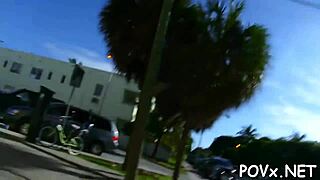 Legal Teen Couple Fucks Hard POV Blowjob