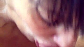 Sloppy Blowjob with Gagging Deepthroat and Messy Spit Trails