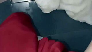 Hot piss-soaked pussy warms up with hairdryer for filthy fetish play