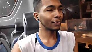 wanna see this latina milf skip school to take monster cock anal and blowjob in homemade fitness flash?