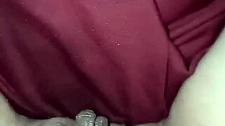 Hot piss-soaked pussy warms up with hairdryer for filthy fetish play