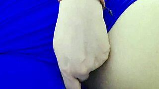 Stepmom Shoves Cucumber Deep in Dripping Perverted Pussy.