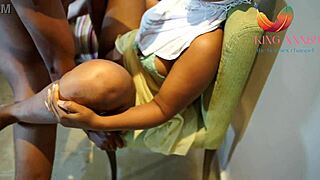 Had My Husband's Nigerian Best Friend Rip Clothes and Drip My Pussy