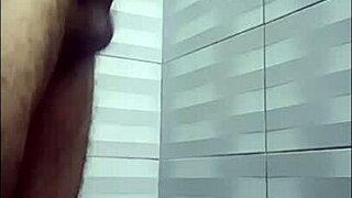 Young Amateur Milks Monster Cock in Shower Creampie Masturbation.