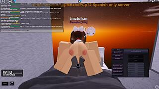 wet big tit whore rides doggystyle then anal bent over in roblox