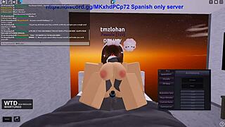 wet big tit whore rides doggystyle then anal bent over in roblox