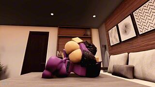 Roblox raven team leader meets neighbor