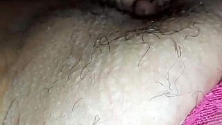 she bends doggy i cum on her cock then she unloads creampie deep inside me