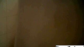 Diamond's big tits wet shower pussy masturbation