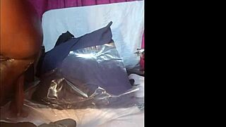 my bed's drenched from wild home squirting fun 💦😈