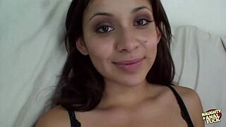 wow sexy chanel chavez's small tits and big ass take rough anal from random guy!