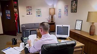 Vice principal's ass and pussy pay for embezzling now right?