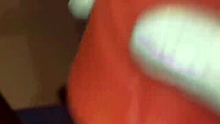 she pulls on stockings and deepthroats her sex toy like a slave until nasty