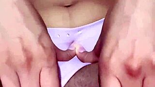 VERY HORNY PETITE FUCKS TIGHT PUSSY HARD ALONE??? 😩💦