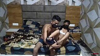 very tight pussy grips soft dick close up action