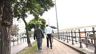 Loser husband licks black guy's cum from wife's pussy after her ass gets fat cock wrecked