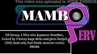 ob honey my 1.90m slim japanese-brazilian hole gets wrecked by 3 huge cocks footjob dap anal gapes atm monster dicks