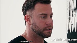 naughty payton preslee with huge hooters rides seth gamble in oiled nuru massage cowgirl