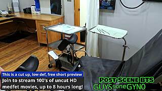 Ready for daddy's femdom nurse in latex gloves to dominate your penis close up in hospital bondage?