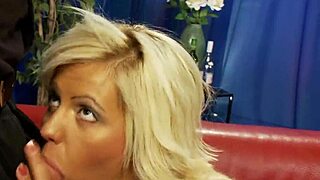 naughty scarlett loves taking thick dick deep in her smooth shaved pussy 😈