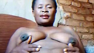 african milf fingers her wet mature pussy teasing hard while husband is away