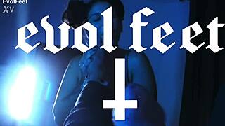 picture licking clean feet placed right on your tongue