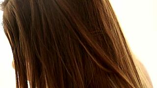 busty brunette whore bends over for rough anal assfucking cumshot