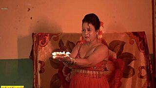 Indian devar ravages bhabhi in intense Diwali doggystyle pounding