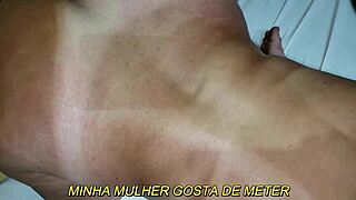 Her Tight Ass Gapes Wide from Hard Anal Fucking Moans Turn to Screams