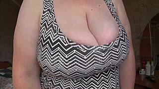 damn look at these big gorgeous tits swinging right in your face close-up