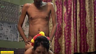 Indian devar ravages bhabhi in intense Diwali doggystyle pounding