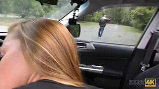 stunning teen does outdoor sex for cash with rich stranger in hunt4k