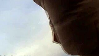 Public bus pickup sexy blonde adele blows then fucks outdoor tits out?