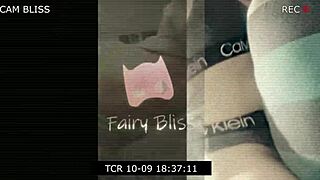 Skinny naughty teen student teases tight pussy in solo play?