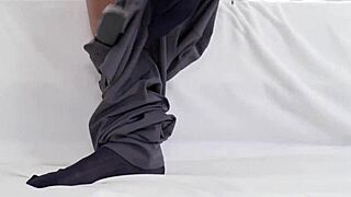 dreamy adrien gets his ass licked and cock jacked by kay!!