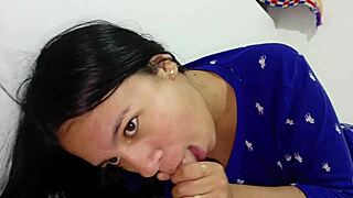 damn hot stepmom sneaks in my room craving my cock ohhh she sucks it so good