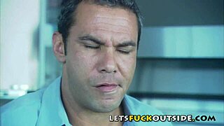 Country Couple in Costumes Fucks Passionately Outside in Public View