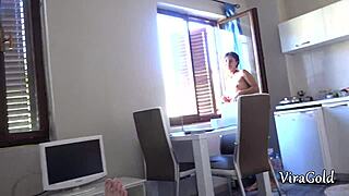 Passionate Brunette Babe Delivers Perfect Deepthroat Blowjob and Swallows Cumshot