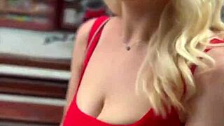 blonde vera jarw catches up banging huge cock in budapest