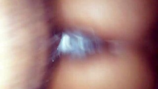 big booty freaky milf bent over taking monster black cock doggystyle creampie deep