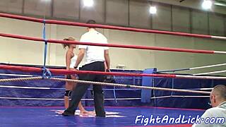 Euro Babes Wrestle Lick Pussies in Fight