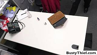 MILF SHOPLIFTER FUCKED HARD By THREE Mall Officers!