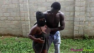 thick ass cherry gets outdoor doggystyle pounding by two guys 😈🍑