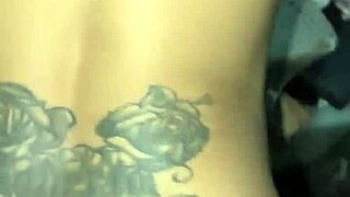 magrinha gulps cum from tattooed stud in abandoned rio house havena bolt